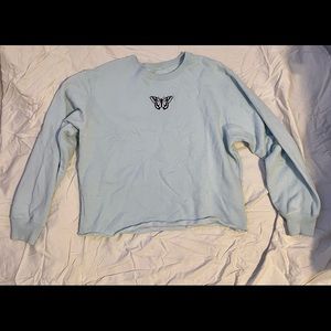 Hollister cropped sweatshirt